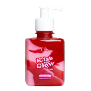 Creme Hidratante Beijável para Virilha 250ml - GEL GLOW CREME DE MORANGO