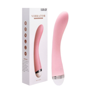 Vibrador Ponto G na cor Rosa Bebê com 10 Modos de Vibração