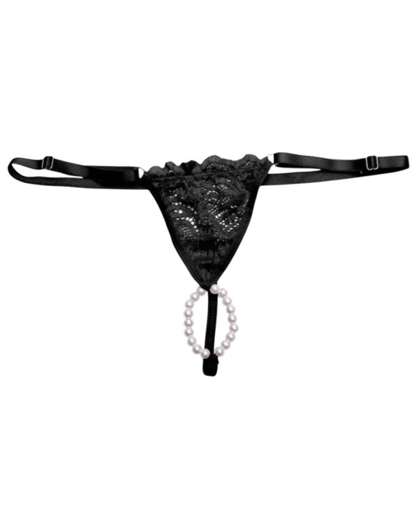 Calcinha Fio Dental Tailandesa com Regulagem (Tamanho Único) - COR PRETA - Imagem 3