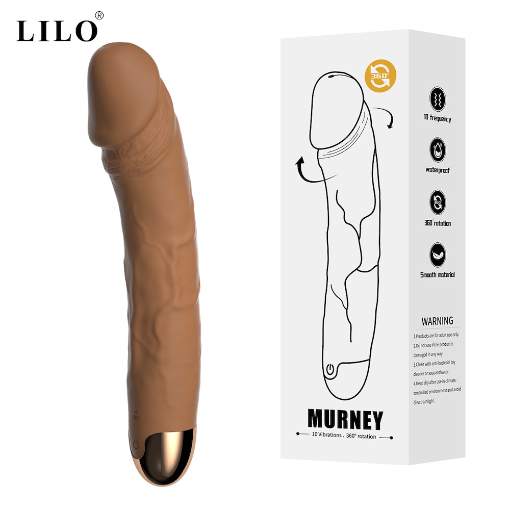 Vibrador Rotativo Ponto G em Formato de Pênis na cor Rosa com 10 Modos de Vibração e 10 Modos de Rotação - Imagem 4