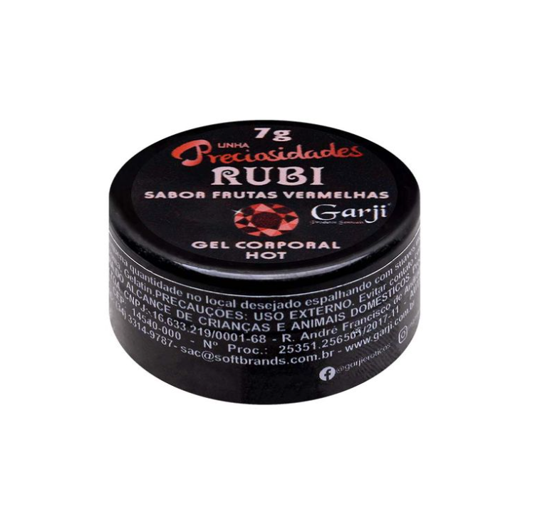 Gel Térmico Funcional Beijável Excitante Unissex 7g - RUBI
