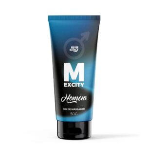 Lubrificante Beijável M Excity Homem 50g - MENTA