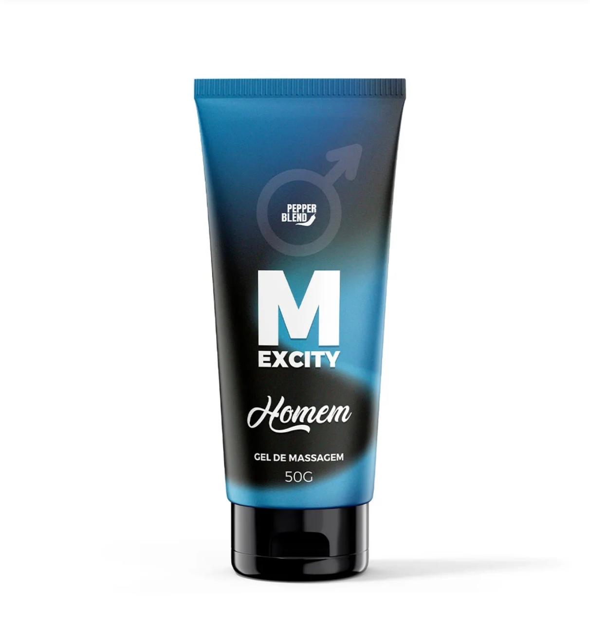 Lubrificante Beijável M Excity Homem 50g - MENTA