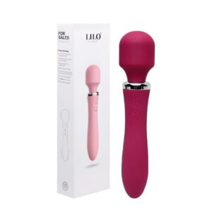 Vibrador Varinha Mágica na cor Vinho com 10 Modos de Vibração