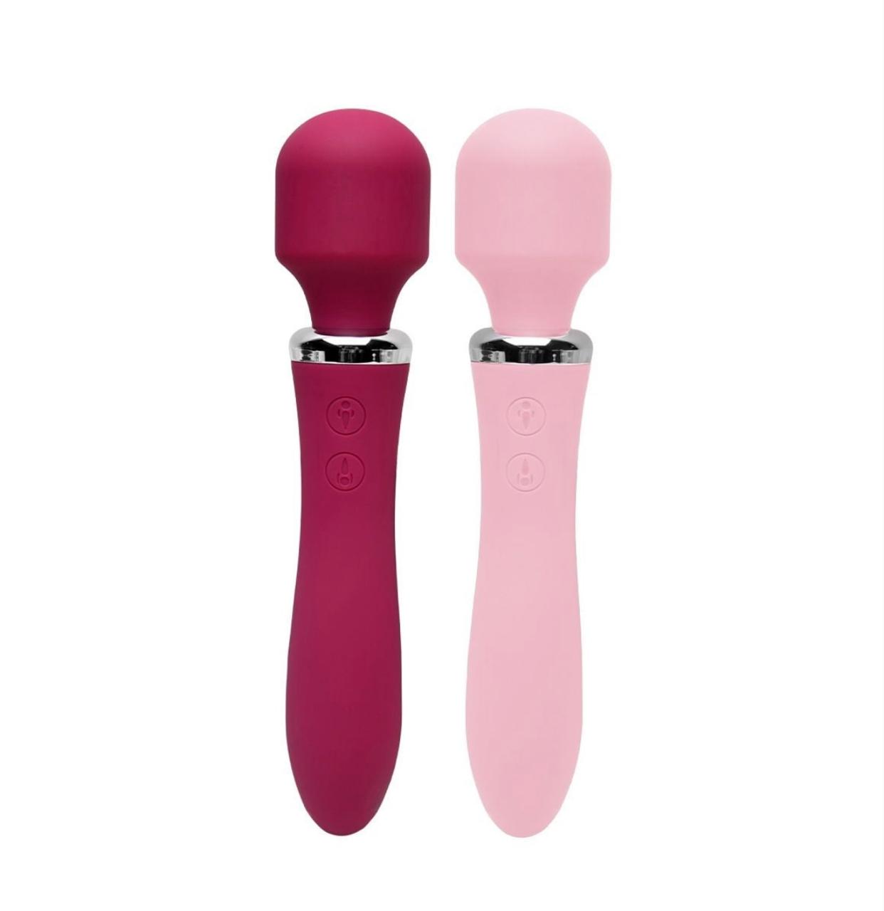 Vibrador Varinha Mágica na cor Vinho com 10 Modos de Vibração - Imagem 2