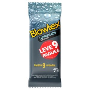 Preservativos Lubrificados Clássicos  Leve 9 Pague 6 - BLOWTEX