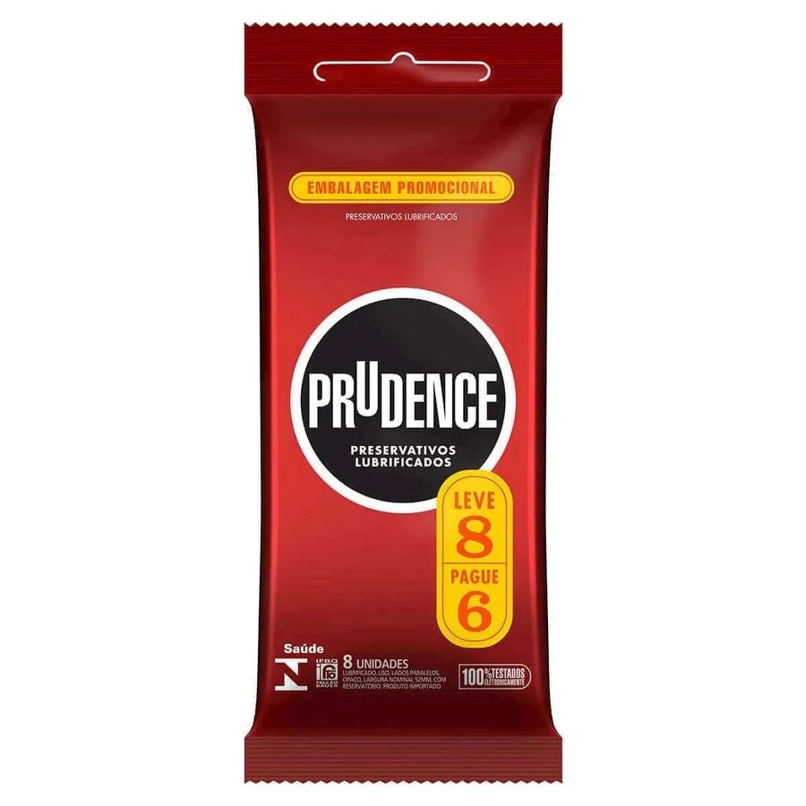 Preservativos Lubrificados Clássicos Leve 8 Pague 6 - PRUDENCE (cópia)