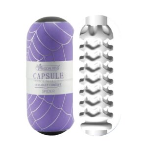 Egg Masturbador Silicone Texturizado Vazado Masculino - SPIDER