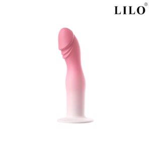 Prótese Maciça com Ventosa na cor Rosa - 13 X 5cm