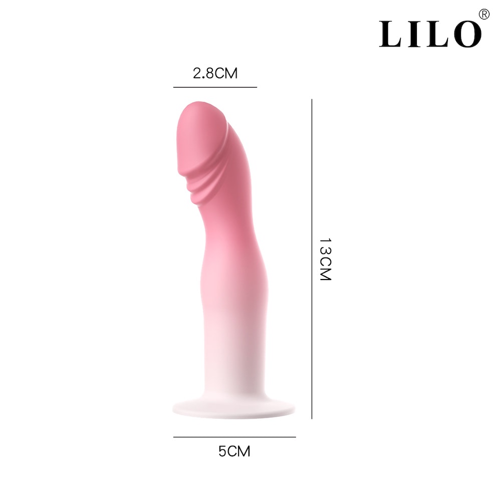 Prótese Maciça com Ventosa na cor Rosa - 13 X 5cm - Imagem 4