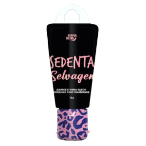 Gel Térmico Funcional Beijável Sedenta Selvagem 18g - MORANGO COM CHAMPANHE