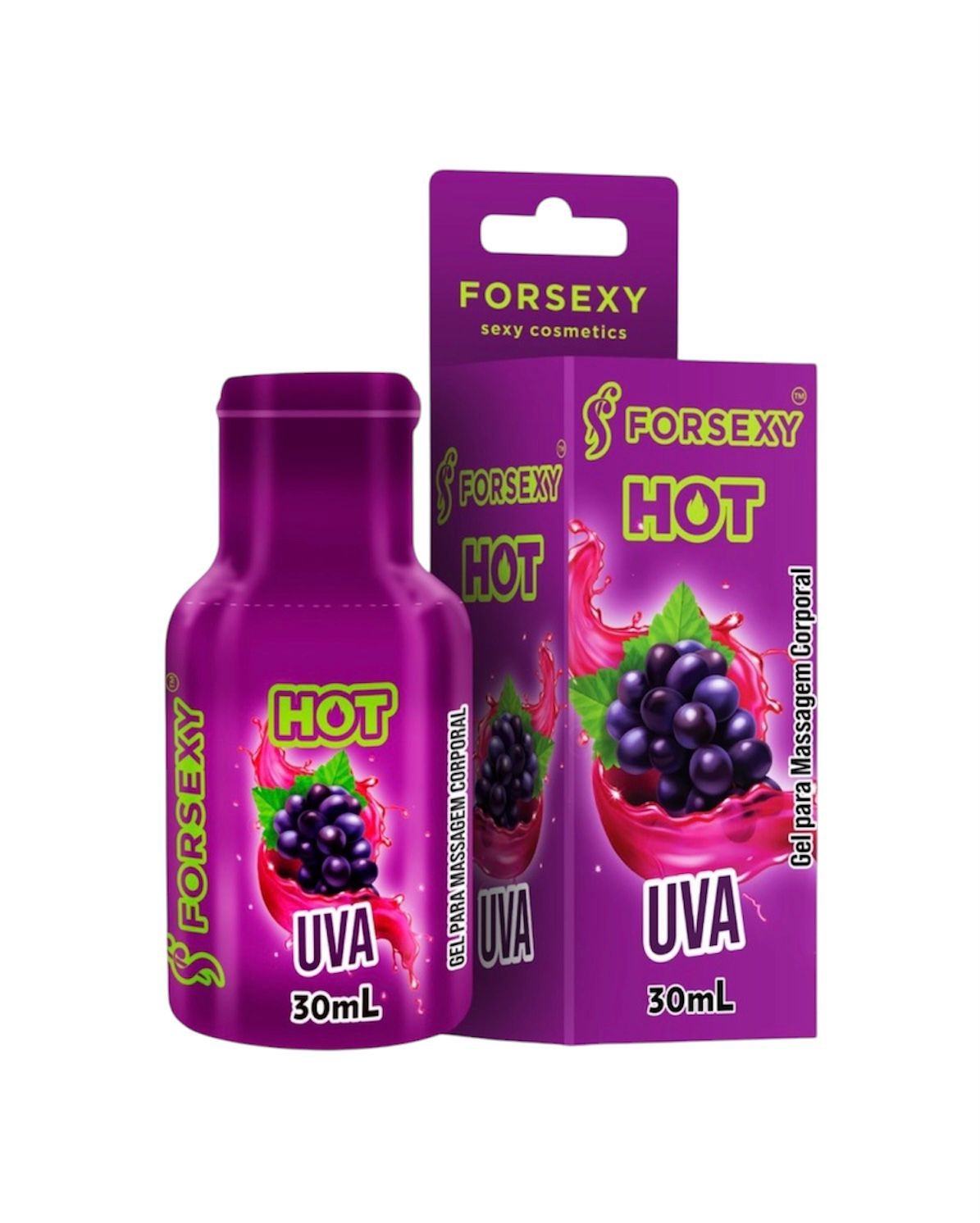 Gel Térmico Beijável 30ml - UVA HOT