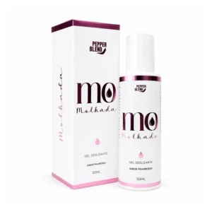 MO MOLHADA LUBRIFICANTE ÍNTIMO GEL DESLIZANTE FRAMBOESA 50ML PEPPER BLEND