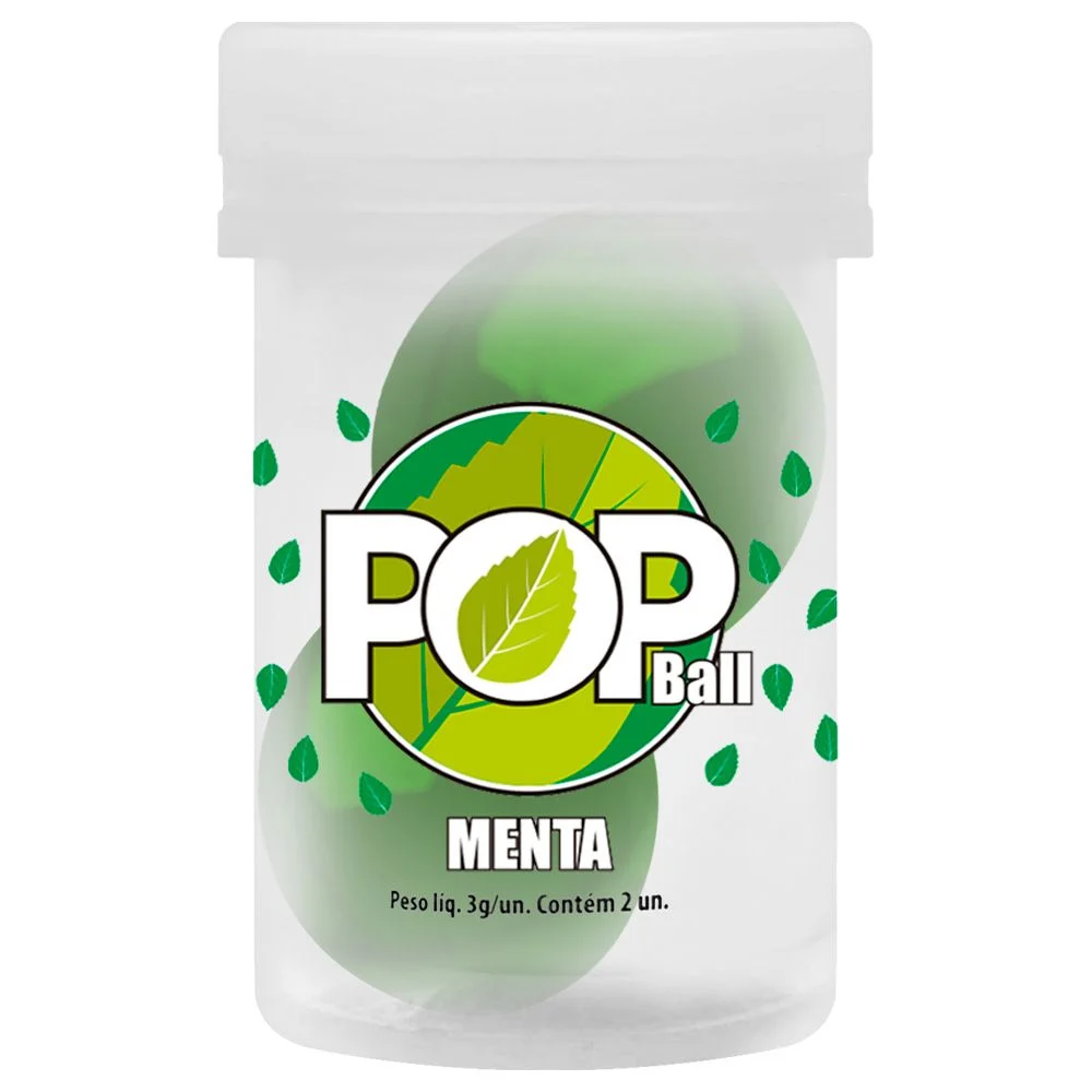 POP BALL BOLINHA LUBRIFICANTE MENTA SENSUAL LOVE