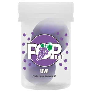 POP BALL BOLINHA LUBRIFICANTE UVA SENSUAL LOVE