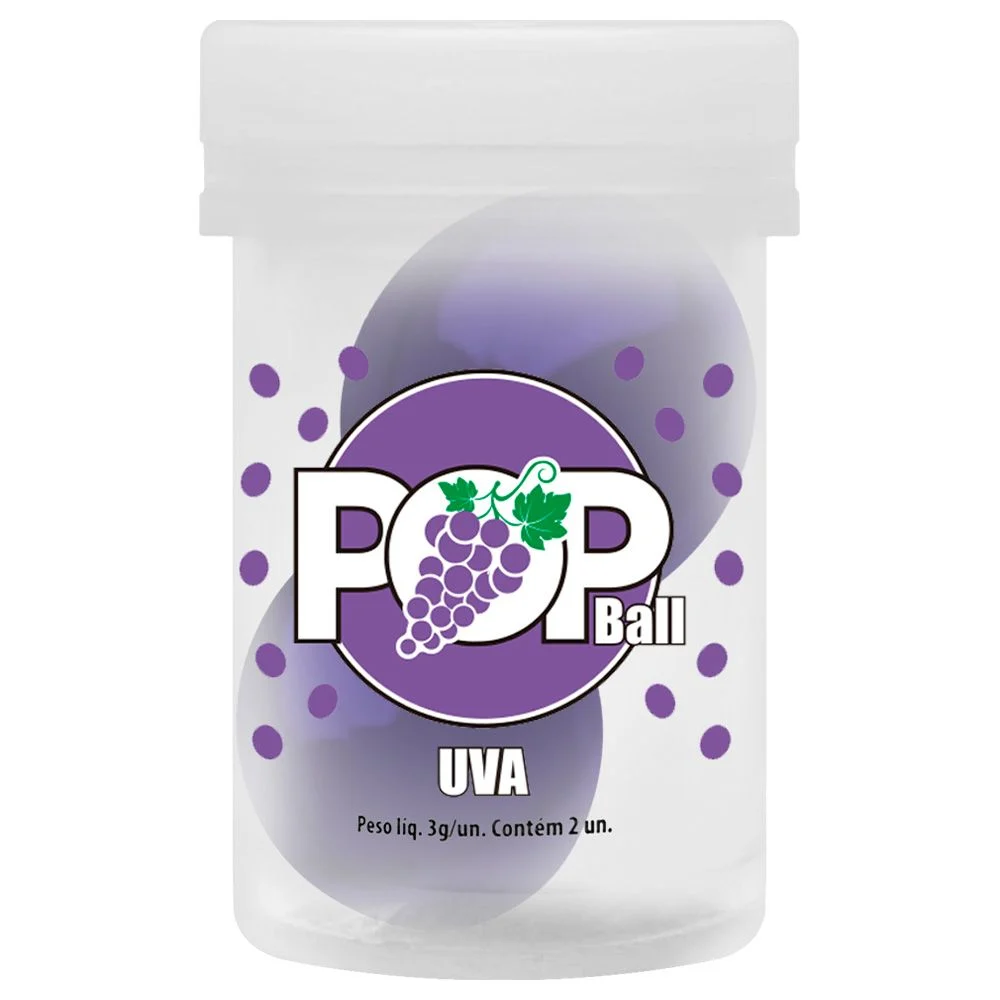 POP BALL BOLINHA LUBRIFICANTE UVA SENSUAL LOVE