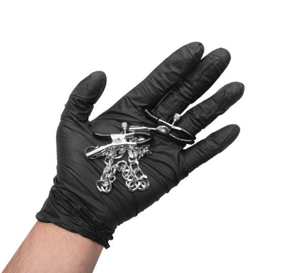 Prendedor de Mamilo com Corrente em Metal - Imagem 2